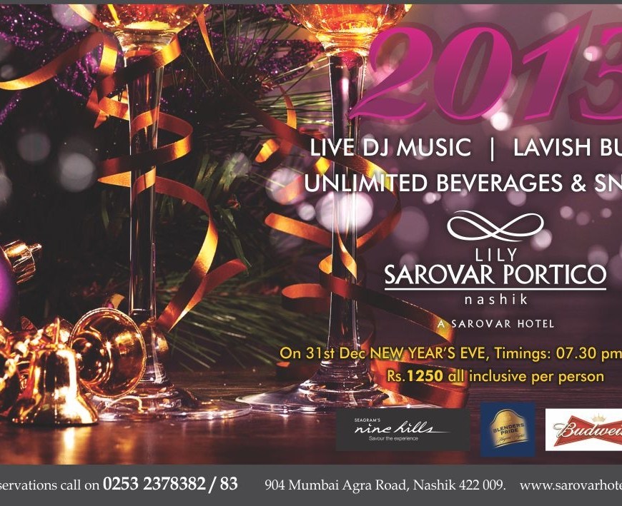 New Year Party Sarovar Lily Portico Nashik