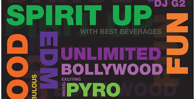 Sula new year party poster