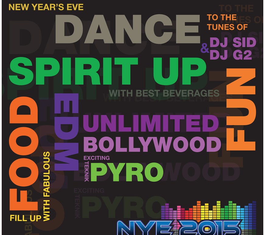 Sula new year party poster