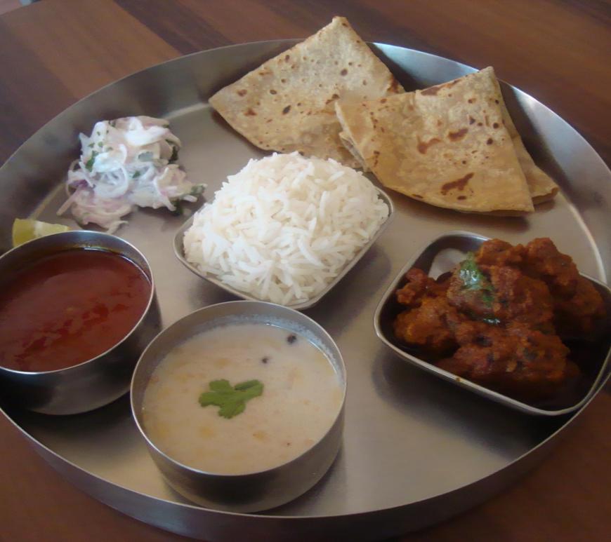 Kolhapuri Thali at Kolhapuri Tadka Nashik