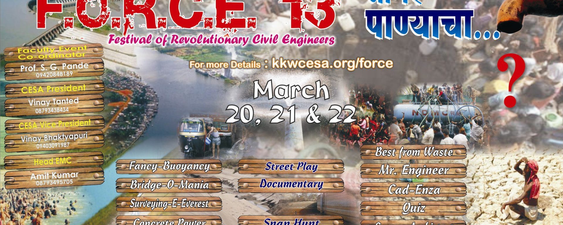 FORCE 2013 Nashik KKW Engineering College