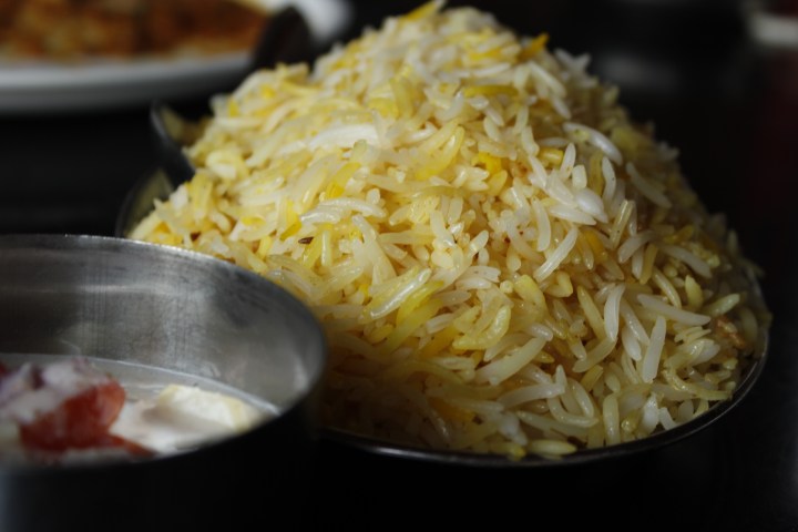 Lakhnavi Biryani at Cafe Maharaja Nashik