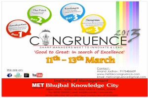 MET Congruence 2013- Institute Of management Festival