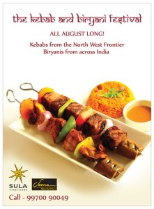 The Kebab and Biryani festival at Sula Vineyards