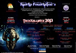 Tech Xellence national level college technical festival sandip foundation nashik