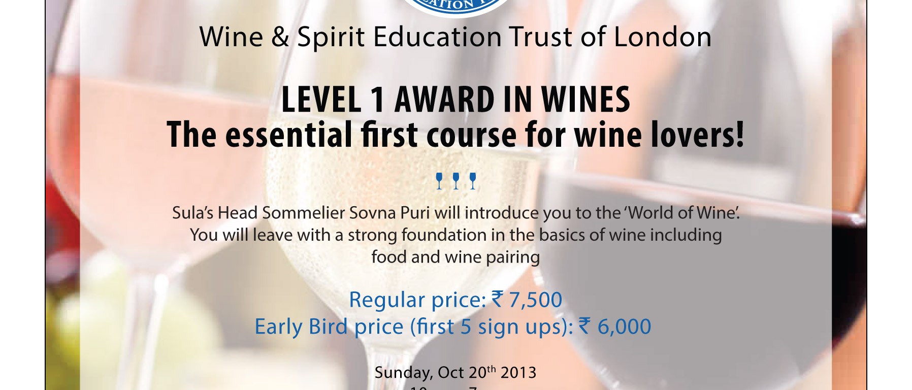 WSET Wine Course Nashik