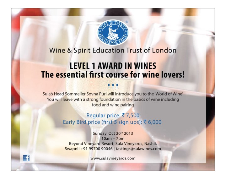 WSET Wine Course Nashik