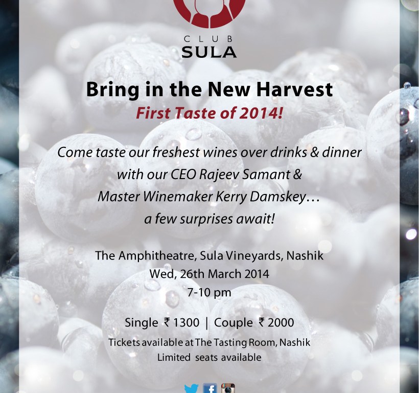 Wine Tasting Sula 2014 Fresh