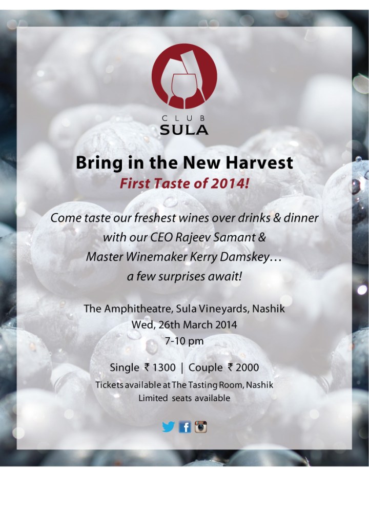 Wine Tasting Sula 2014 Fresh