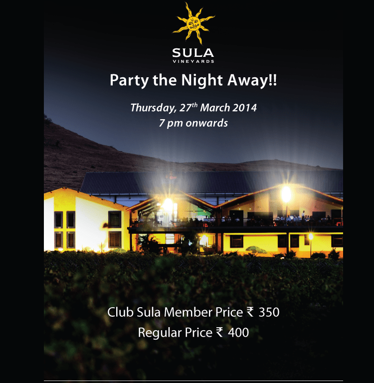 DJ Night at Sula Vineyards