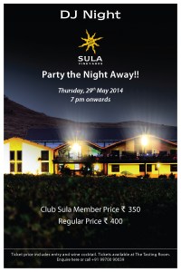 DJ night at Sula Vineyards