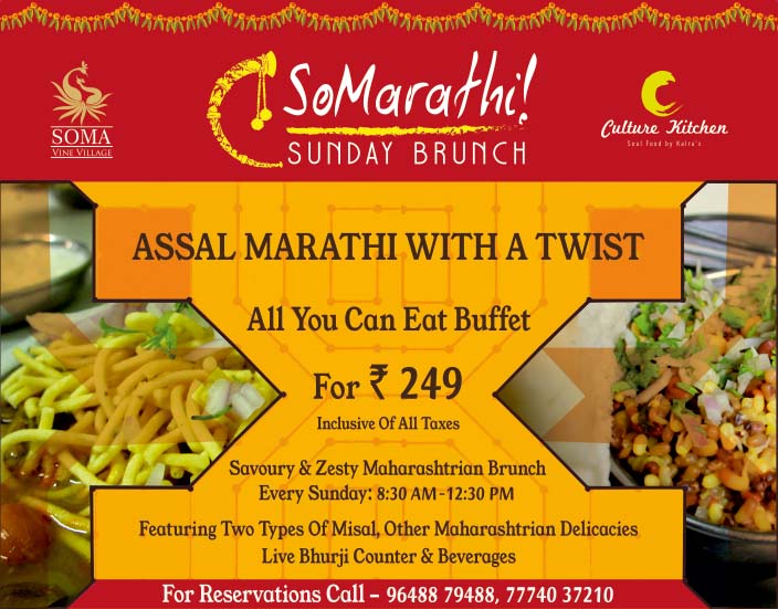 So Marathi Sunday Brunch At Culture Kitchen Nashik