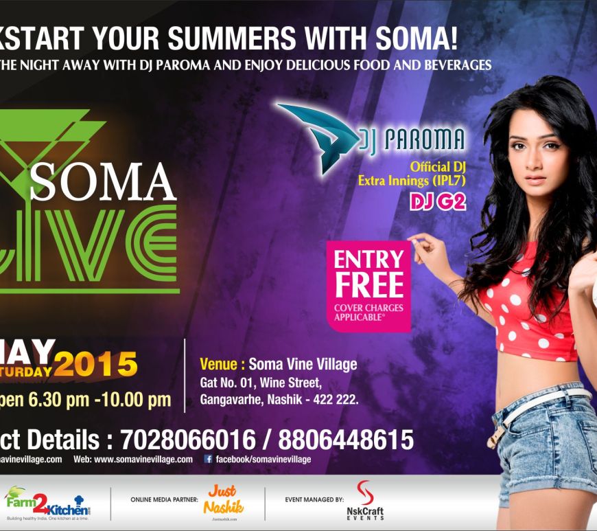 DJ Paroma in Nashik at Soma