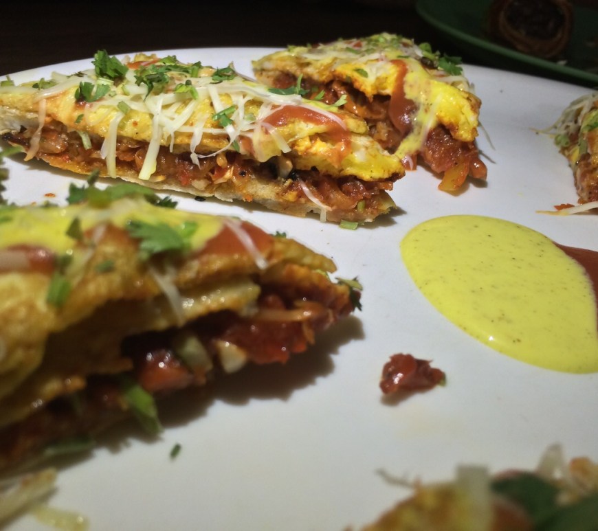 Egg pizza at Sandy's Recipe