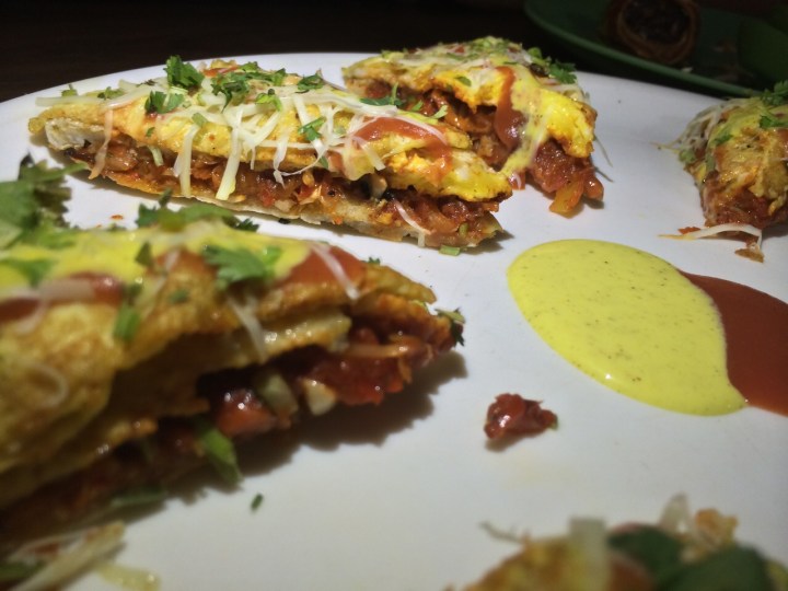 Egg pizza at Sandy's Recipe