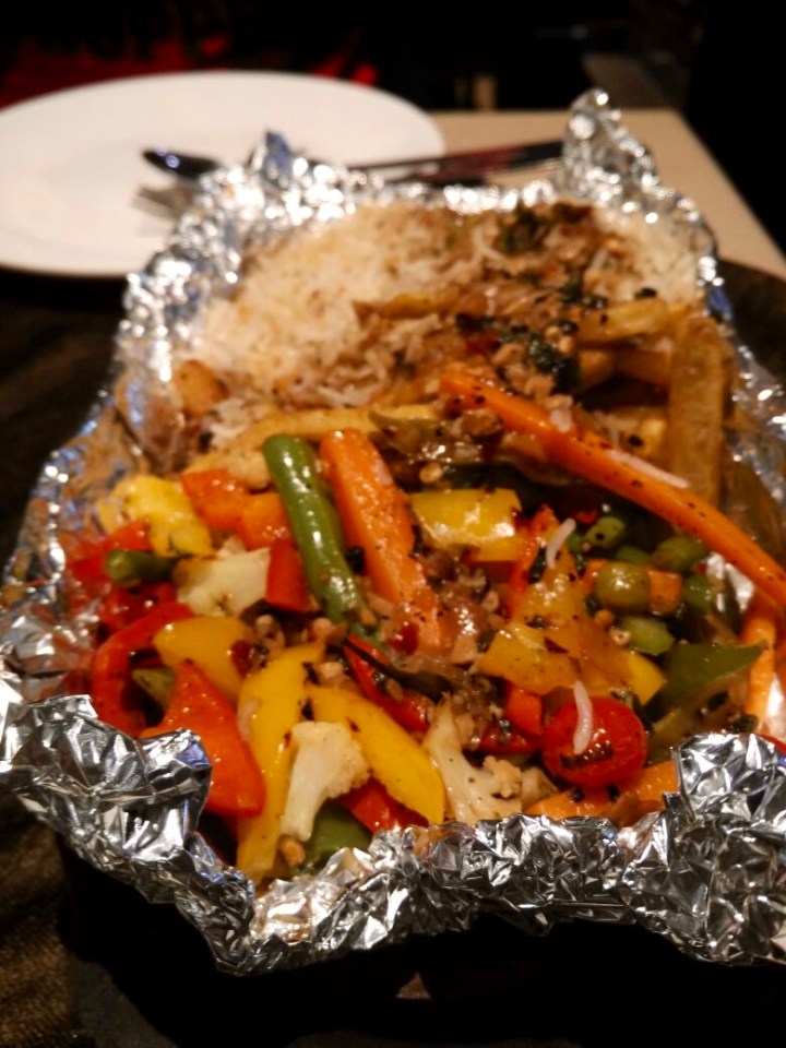 Garlic Sizzler at Utsav Restaurant