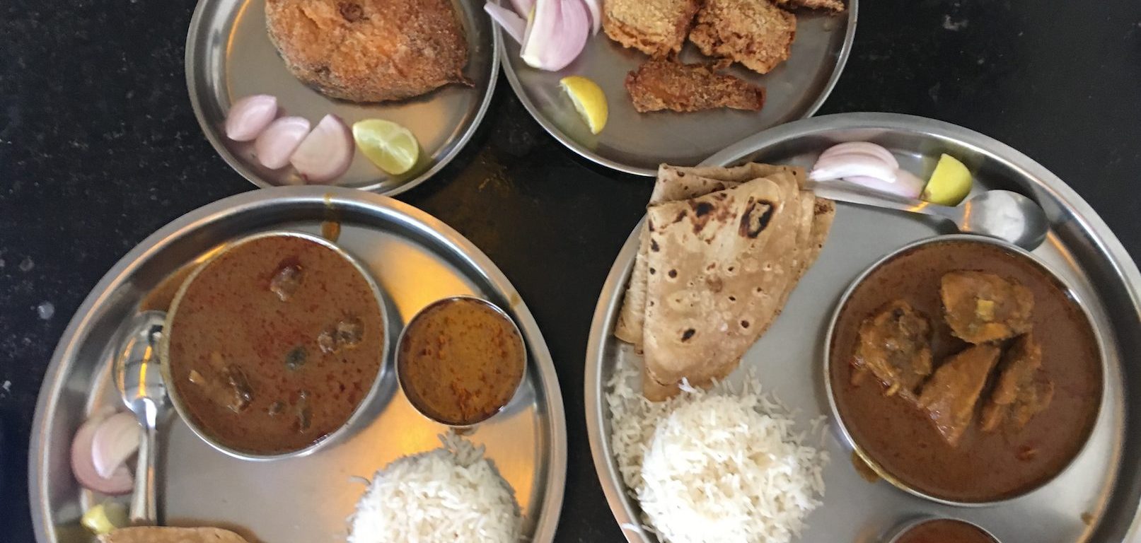 Chicken & Mutton Thalis at Sugras