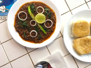 Kheema Pav at Dionys Bistro & Lounge Nashik