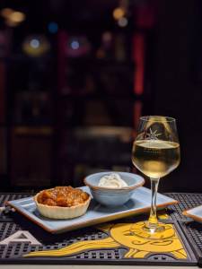 apple pie at Sula vineyards