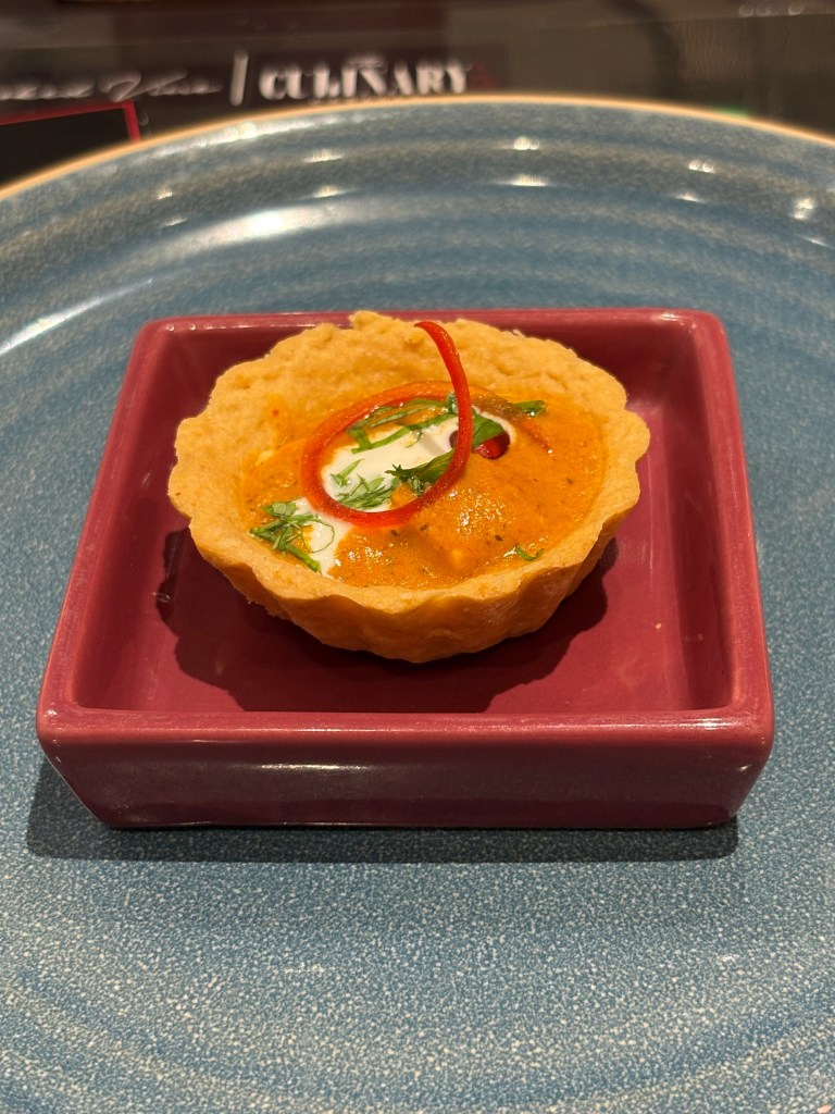 Chef Manjeet (Punjab): Paneer Makhani Naan Tart (v)
